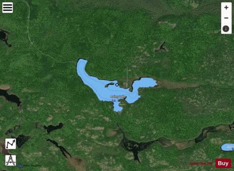 Bailey Lake depth contour Map - i-Boating App - Satellite