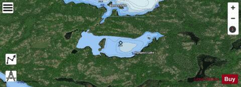 Prospect Lake depth contour Map - i-Boating App - Satellite