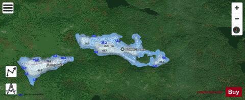 Beilhartz Lake depth contour Map - i-Boating App - Satellite