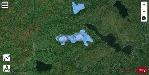 Sturgeon Lake 33 depth contour Map - i-Boating App - Satellite