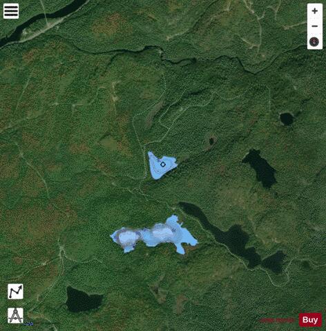 Sturgeon Lake 37 depth contour Map - i-Boating App - Satellite