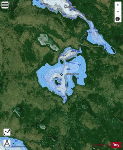 Highland Lake depth contour Map - i-Boating App - Satellite