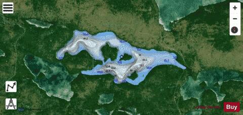 Narvik Lake depth contour Map - i-Boating App - Satellite