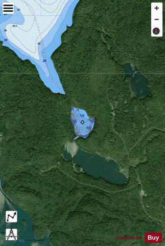 McGee Lake depth contour Map - i-Boating App - Satellite