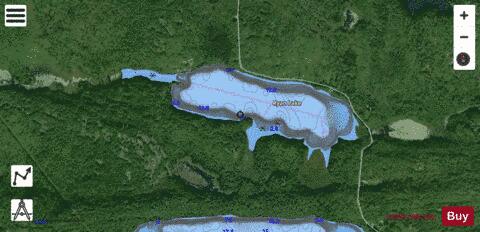 Ryan Lake depth contour Map - i-Boating App - Satellite