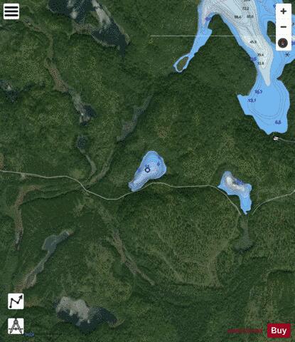 Gibby Lake depth contour Map - i-Boating App - Satellite