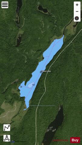 Dokis Lake depth contour Map - i-Boating App - Satellite