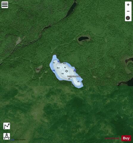 Daisy Mae Lake depth contour Map - i-Boating App - Satellite