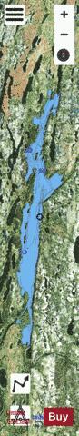 Shamattawa Lake depth contour Map - i-Boating App - Satellite