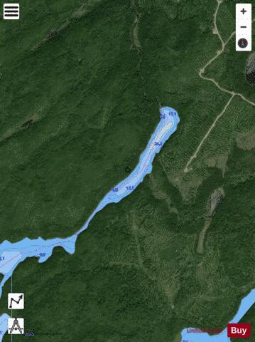 Carty Creek depth contour Map - i-Boating App - Satellite