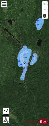 Owens Lake 9 depth contour Map - i-Boating App - Satellite
