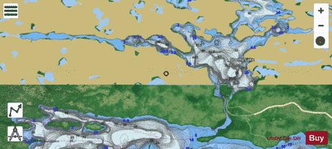 Stormy Lake
 depth contour Map - i-Boating App - Satellite