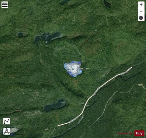 Bolgers Lake depth contour Map - i-Boating App - Satellite