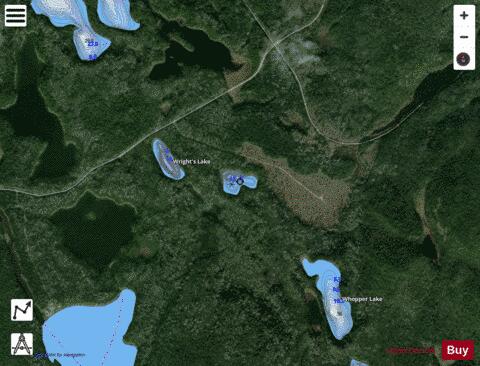 Teeter Ass Lake depth contour Map - i-Boating App - Satellite