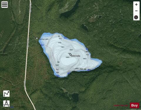 Cobre Lake depth contour Map - i-Boating App - Satellite