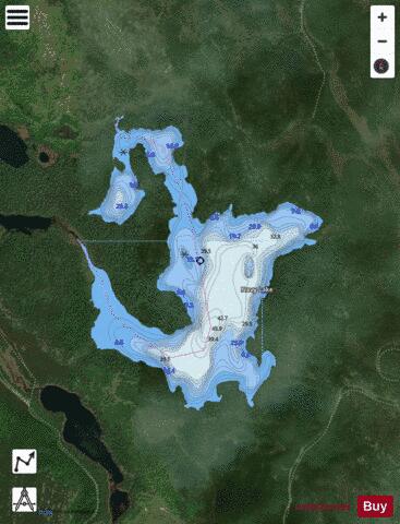 Navy Lake depth contour Map - i-Boating App - Satellite