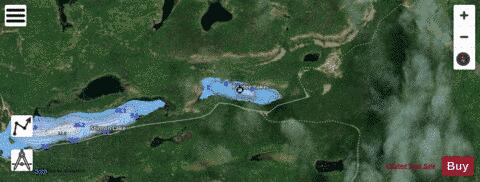 Pardee Lake depth contour Map - i-Boating App - Satellite