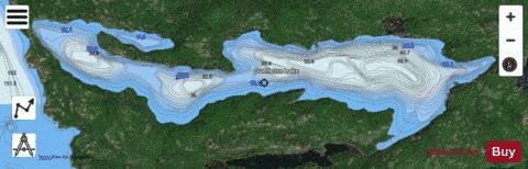 Ouellette Lake depth contour Map - i-Boating App - Satellite