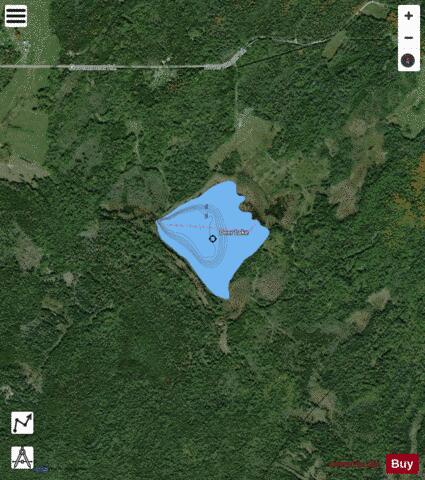Deer Lake depth contour Map - i-Boating App - Satellite