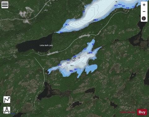 Broder Lake 23 depth contour Map - i-Boating App - Satellite