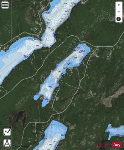 Lohi Lake depth contour Map - i-Boating App - Satellite