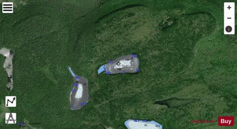 Bell Lake depth contour Map - i-Boating App - Satellite