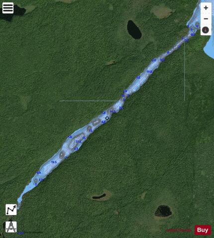 Eaglehead River depth contour Map - i-Boating App - Satellite