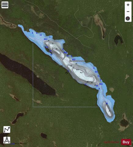 Jim Edwards Lake depth contour Map - i-Boating App - Satellite