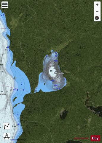 Marina Lake depth contour Map - i-Boating App - Satellite