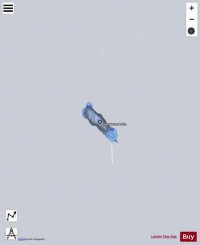 Nettleton Lake depth contour Map - i-Boating App - Satellite