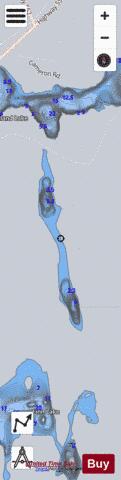 Unnamed depth contour Map - i-Boating App - Satellite