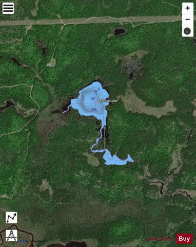 Beishlag Lake / Fairy Lake depth contour Map - i-Boating App - Satellite