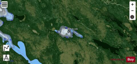 Blakely Lake depth contour Map - i-Boating App - Satellite