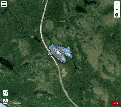 Doc Greig Lake depth contour Map - i-Boating App - Satellite