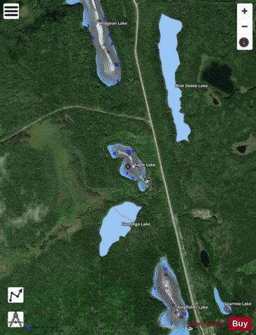 Eagle Lake #12 depth contour Map - i-Boating App - Satellite
