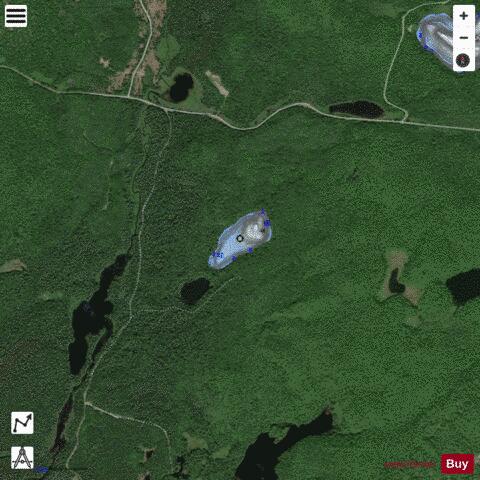 East Tower Lake Laurier depth contour Map - i-Boating App - Satellite