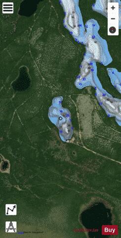Eno Lake, Freele depth contour Map - i-Boating App - Satellite