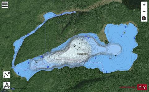 Everest Lake depth contour Map - i-Boating App - Satellite