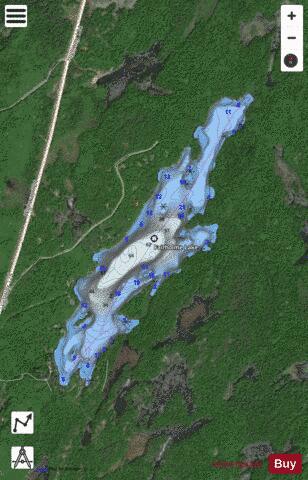 Fairholme Lake depth contour Map - i-Boating App - Satellite
