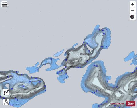 Foxear depth contour Map - i-Boating App - Satellite