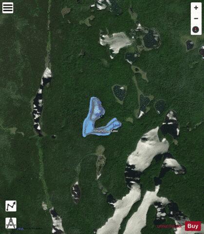 Elbow Lake / No. 7 depth contour Map - i-Boating App - Satellite