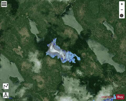 Howard Lake Sault Ste Marie depth contour Map - i-Boating App - Satellite