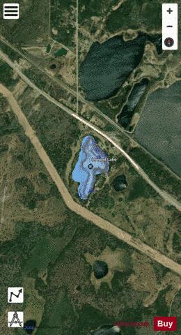 Inwood Lake depth contour Map - i-Boating App - Satellite