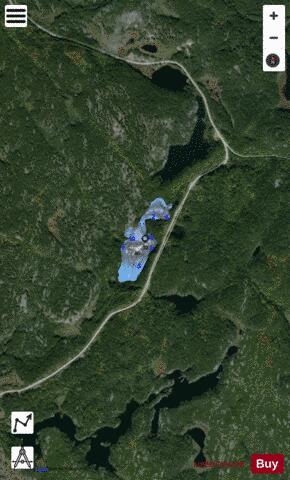 Lake No 10, Foucault depth contour Map - i-Boating App - Satellite