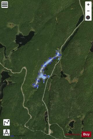 Lake No 15, Yarrow depth contour Map - i-Boating App - Satellite