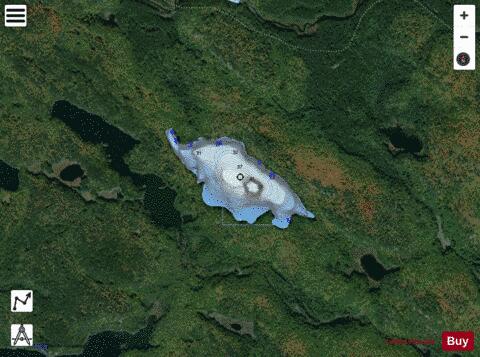 Lake No 17 Prescott depth contour Map - i-Boating App - Satellite