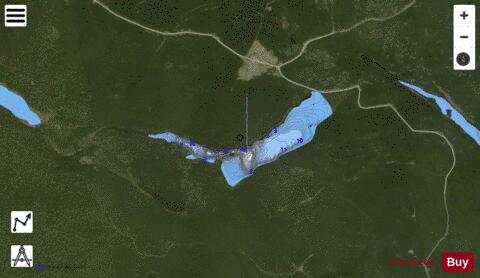 Lake No 20 Roadhouse depth contour Map - i-Boating App - Satellite