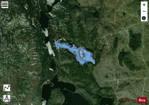 Lake No 2DA0813 Stetham depth contour Map - i-Boating App - Satellite