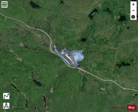 Little Harvie Lake depth contour Map - i-Boating App - Satellite