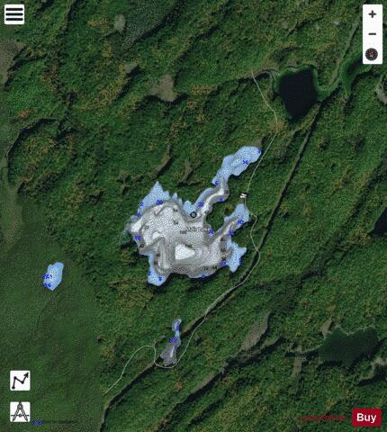 Mair Lake depth contour Map - i-Boating App - Satellite